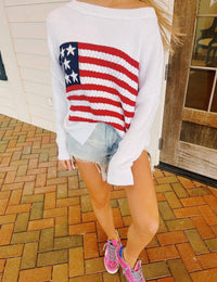 USA Classic Flag Sweater