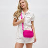Woven Neoprene Crossbody Bag