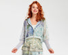 Cropped Mesh Hoodie - In Paradiso
