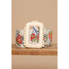 Floral Beaded Buckle Belt
