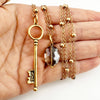 "I Am Free" Key Dainty Necklace