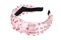 Crystal No Tension Headband with Center Knot