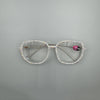 AB Rhinestone Handmade Large Frame Round Reader