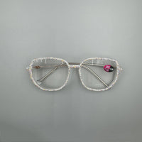 AB Rhinestone Handmade Large Frame Round Reader