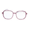 Purple Handmade Rhinestone Large Frame Round Reader