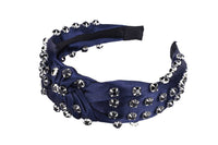 Crystal No Tension Headband with Center Knot