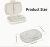 Bejeweled Pill Container Box with Compartments