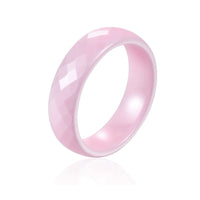 Ceramic Faceted Rings
