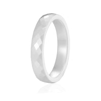 Ceramic Faceted Rings