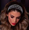 Triple Rhinestone Band Headband